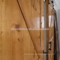 La mejor oferta del precio puerta de madera doble tipo K puerta interior de la puerta deslizante de granero para la casa